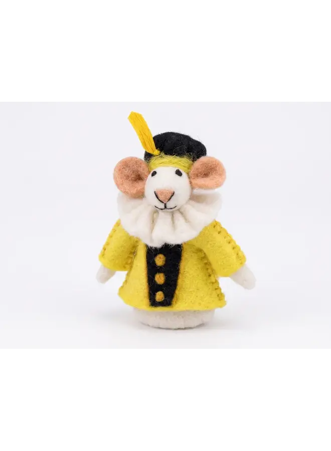 Vingerpopje Pietermuis - Geel