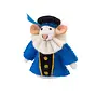 Sjaal met Verhaal - Vingerpopje Pietermuis - Blauw
