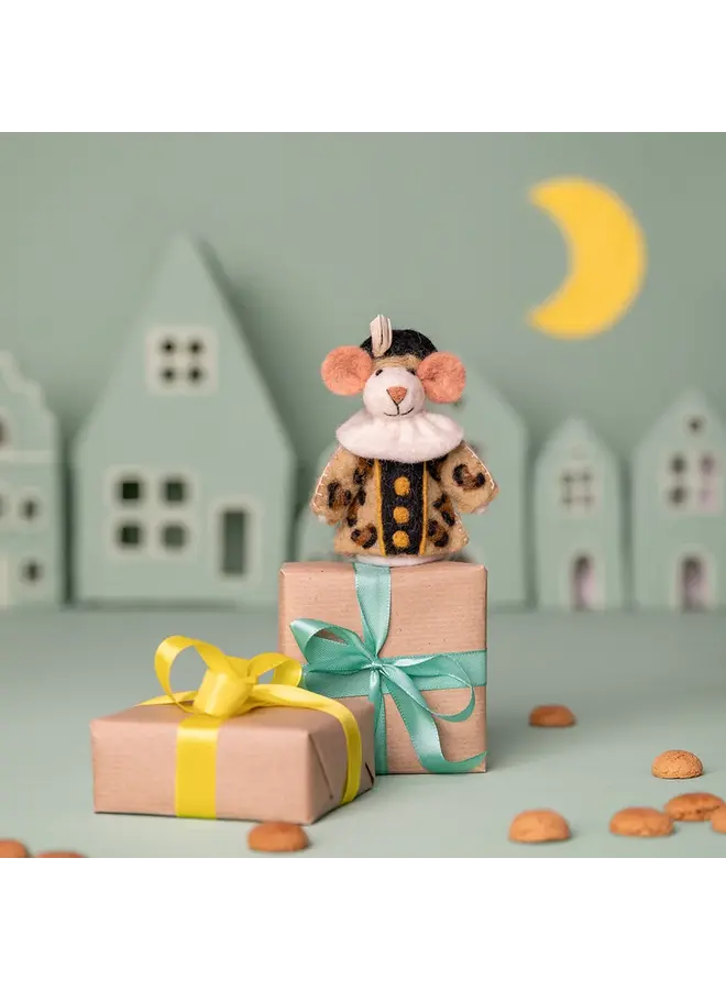 Sjaal met Verhaal - Vingerpopje muis Panterpiet