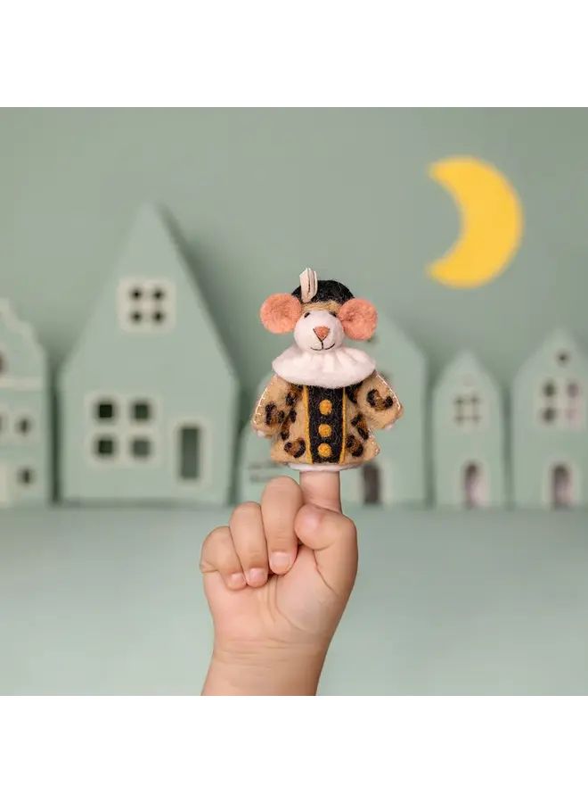 Sjaal met Verhaal - Vingerpopje muis Panterpiet