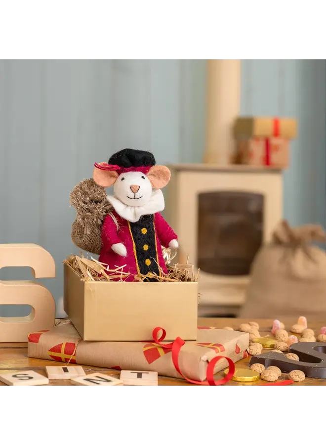 Sjaal met Verhaal - Decoratie Pietermuis - Cyclaam