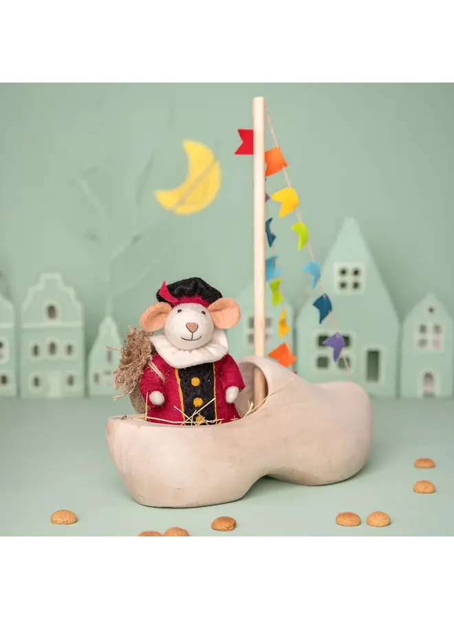 Sjaal met Verhaal - Decoratie Pietermuis - Cyclaam
