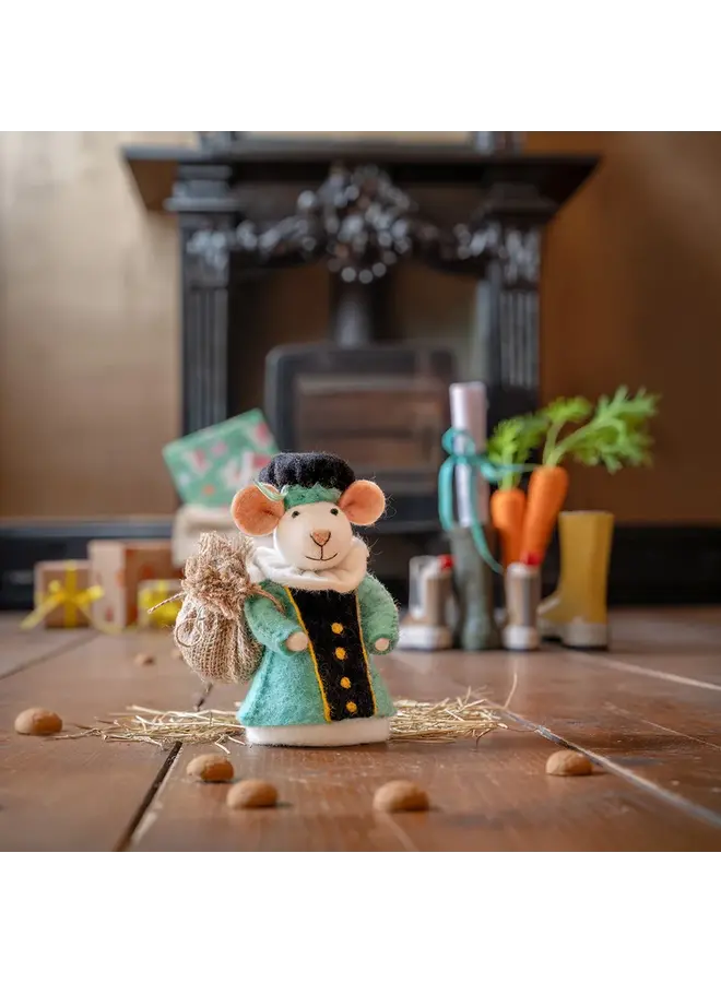 Sjaal met Verhaal - Decoratie Pietermuis - Turquoise