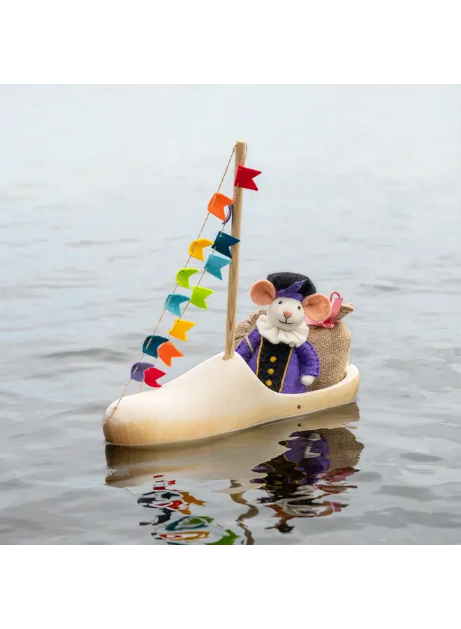 Sjaal met Verhaal - Decoratie Pietermuis - Paars