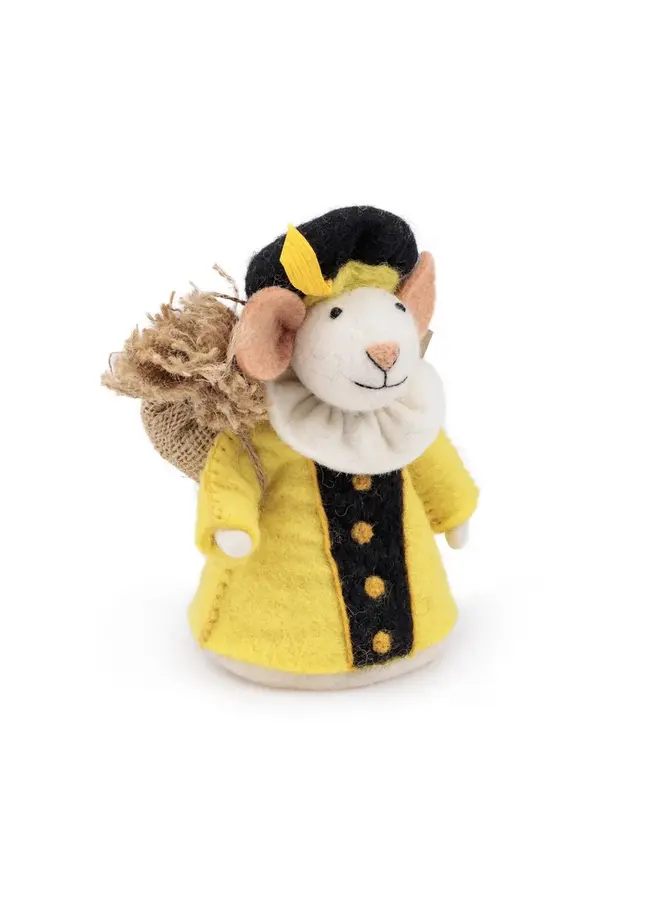 Decoratie Pietermuis - Geel