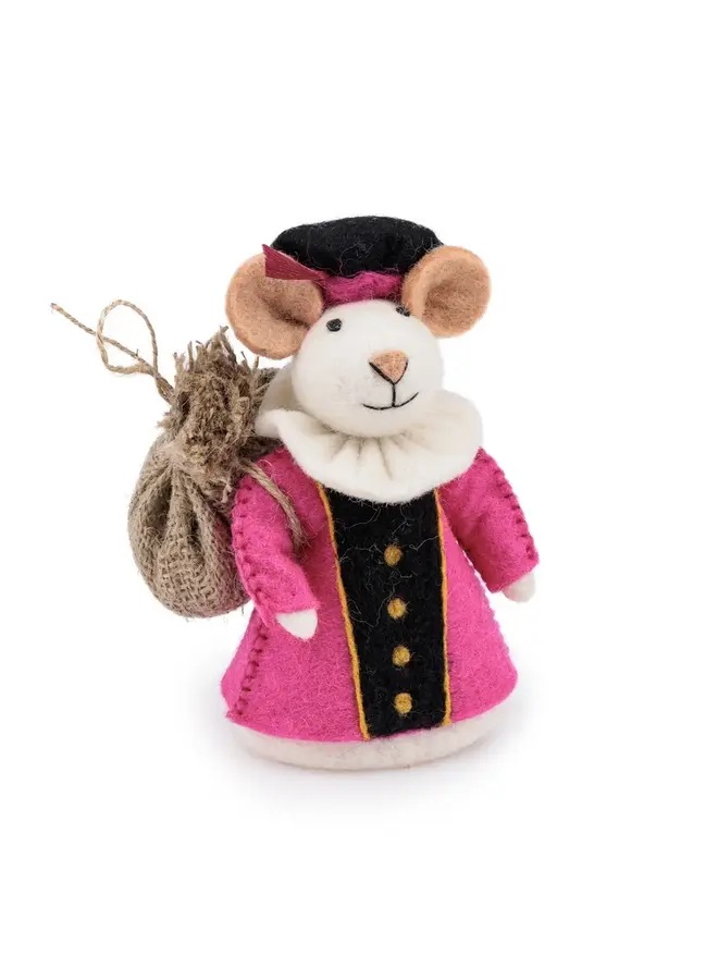 Decoratie Pietermuis - Fuchsia