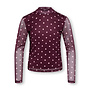 Kids Only - Erica mesh top - Fig pink lady dots