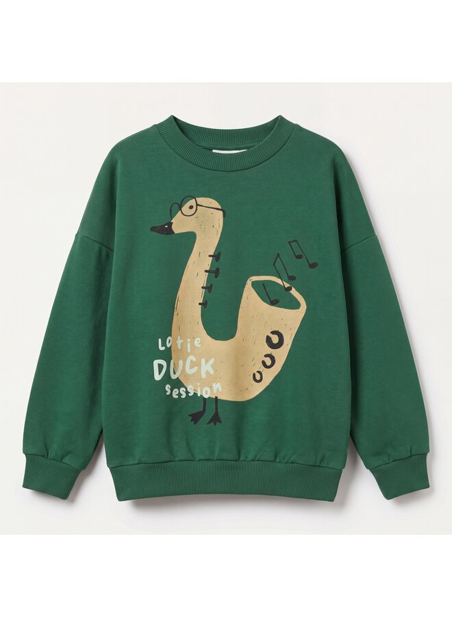 Sweatshirt duck session - Green