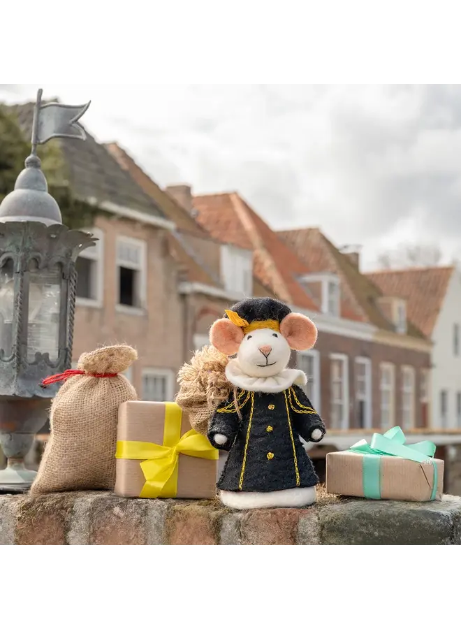 Sjaal met Verhaal - Decoratie muis Hoofdpiet