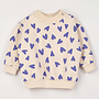 Lötiekids - Baby sweatshirt hearts all over - Cream