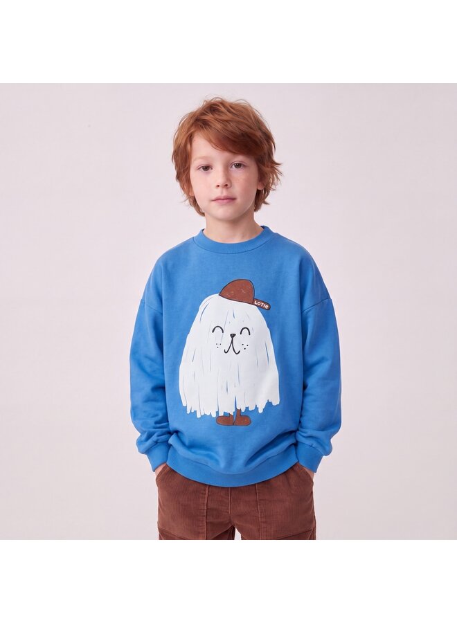 Lötiekids - Sweatshirt good monster - Cobalt blue