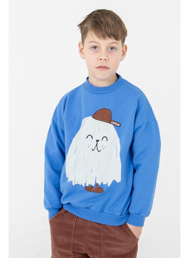 Lötiekids - Sweatshirt good monster - Cobalt blue