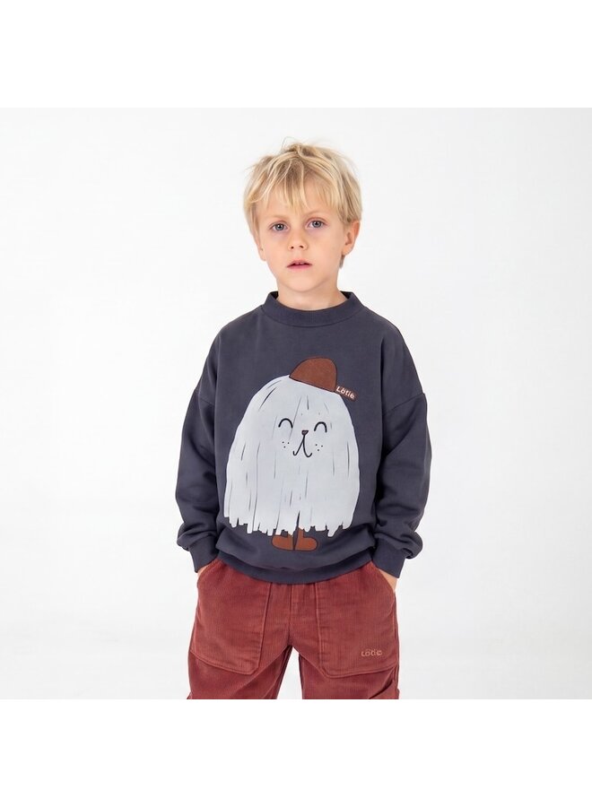 Lötiekids - Sweatshirt good monster - Anthracite
