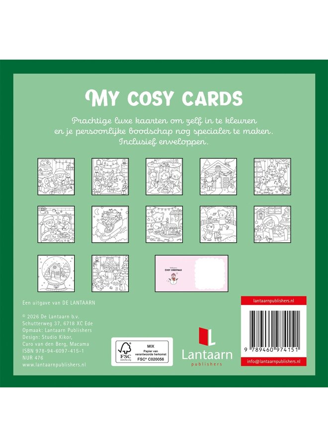 Lantaarn Publishers - My cosy cards - Cosy Christmas