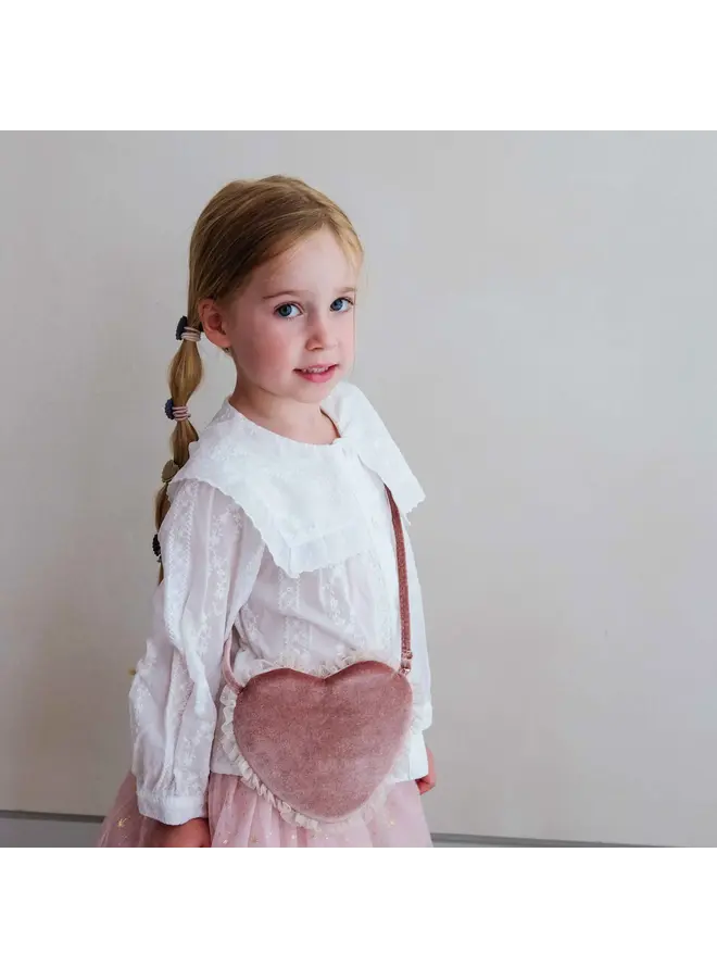 Mimi & Lula - Tulle velvet heart bag