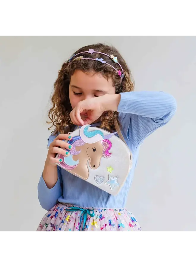 Mimi & Lula - Velvet unicorn bag