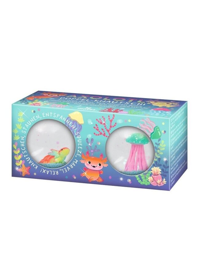 Moses - 38249 - Axolotl dubbele anti stressbal