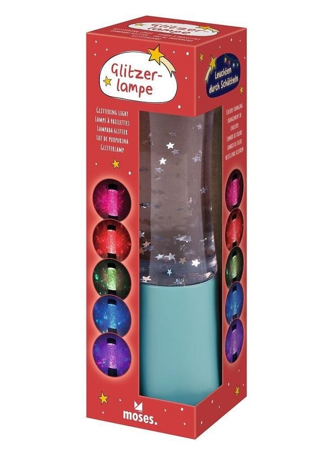 16972 - Kerst glitter LED lamp Shake and Shine 15 cm