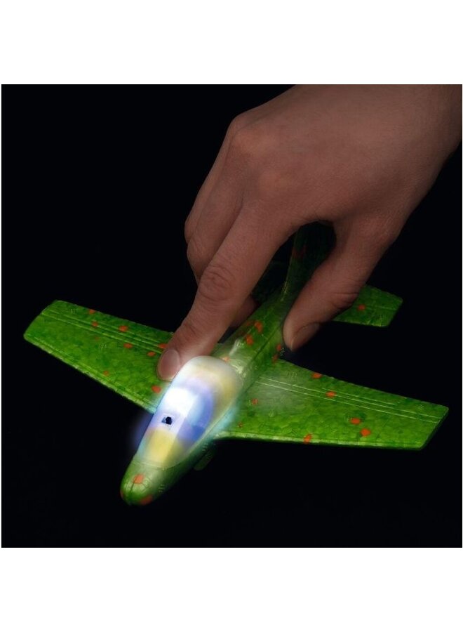 Moses - 38194 - LED vliegtuig met licht 17cm