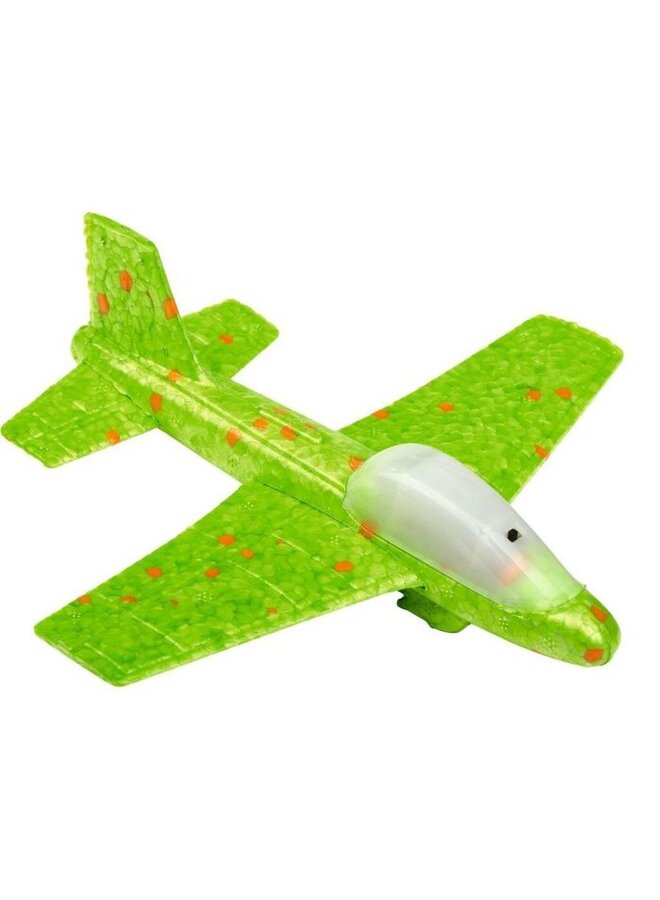 Moses - 38194 - LED vliegtuig met licht 17cm