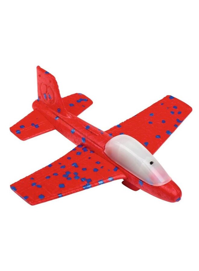 Moses - 38194 - LED vliegtuig met licht 17cm