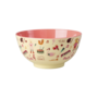 rice - Medium melamine kom - Roze music band
