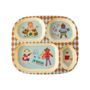 rice - Melamine bord met 4 compartimenten - Mint music band