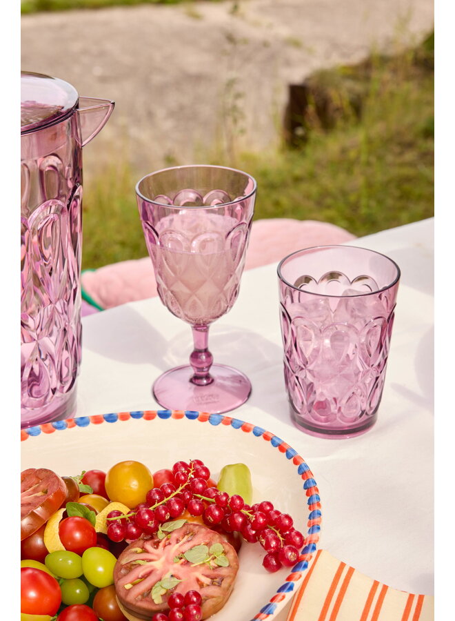 rice - Acryl wijnglas - Lichtpaars