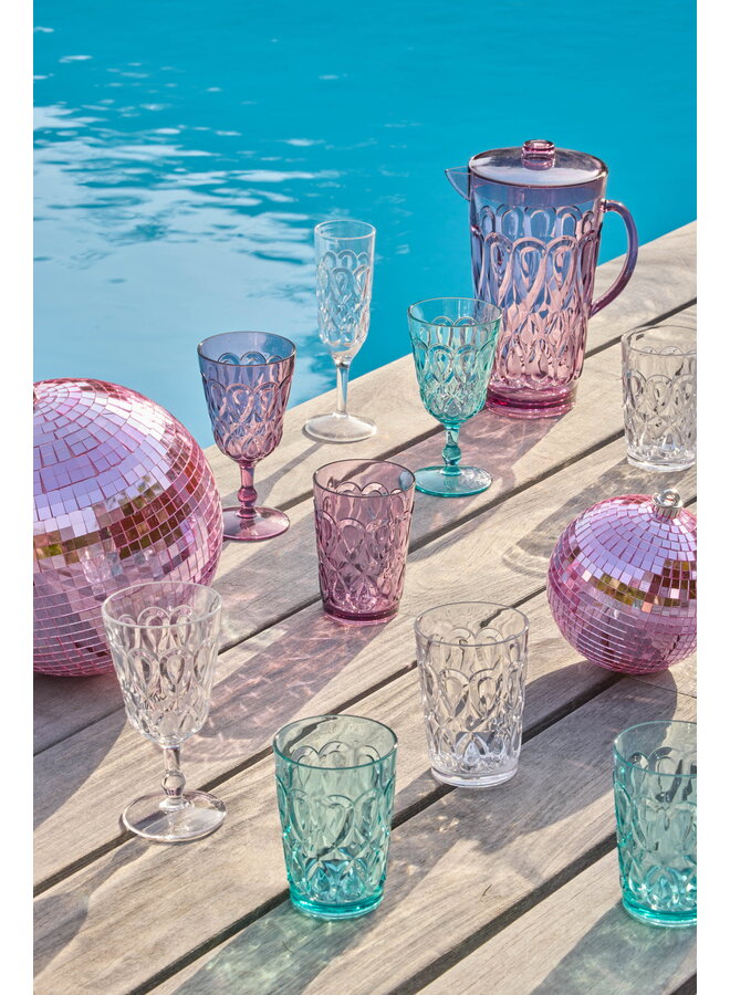 rice - Acryl wijnglas - Lichtpaars