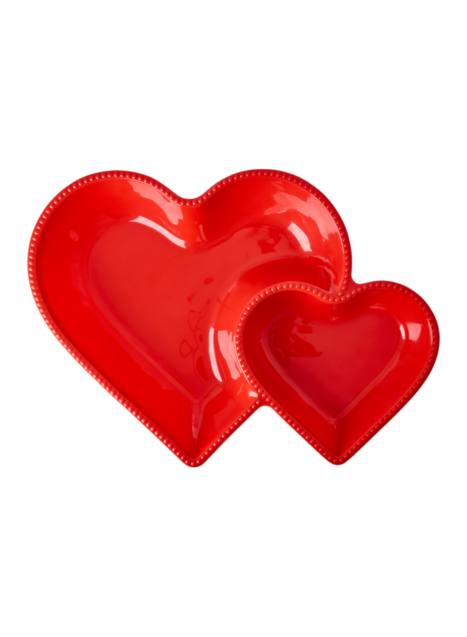 rice - Melamine serveerbord - 2 hearts