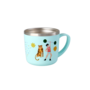 rice - Baby beker roestvrijstaal - Mint fun fair print