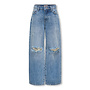 Kids Only - Amber lw destroy baggy - Medium blue denim