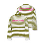 Kids Only - Lida ls stripe top - Cloud dancer/Cardemom seed