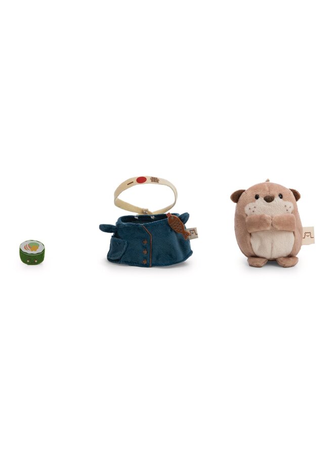 NICI - Mymochi set - Otter Jiro with chef costume (Hobby edition)
