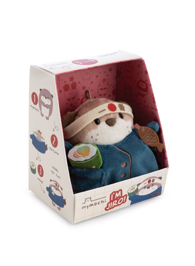 NICI - Mymochi set - Otter Jiro with chef costume (Hobby edition)