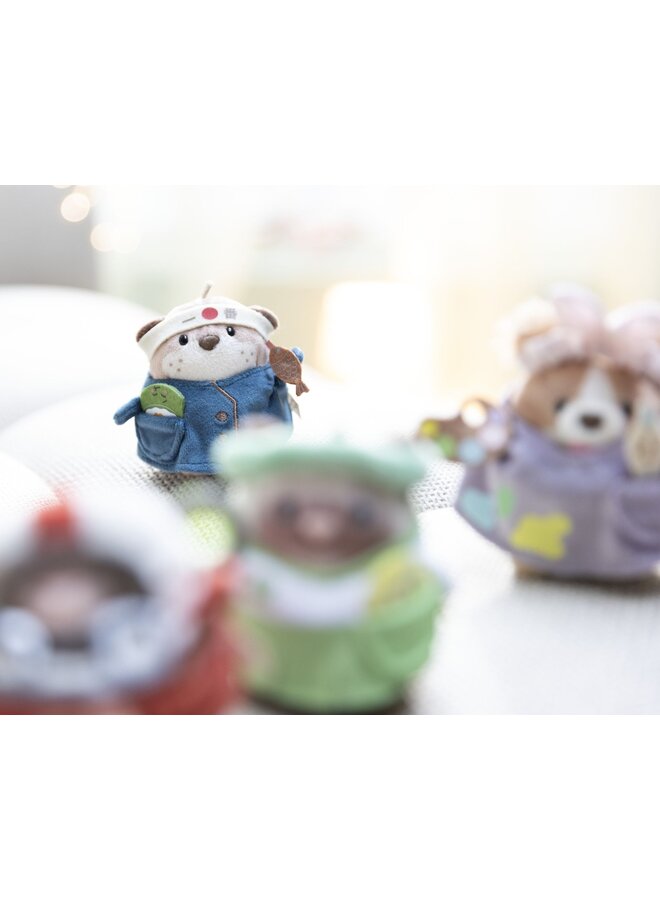 NICI - Mymochi set - Otter Jiro with chef costume (Hobby edition)
