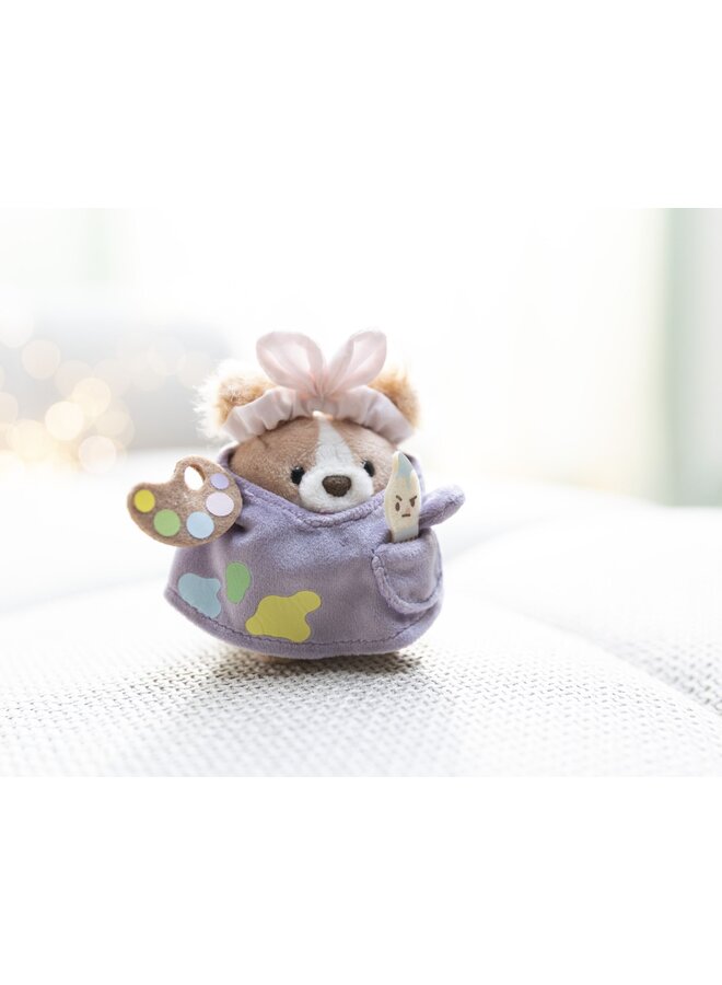 NICI - Mymochi set - Spaniel Brushy with painter costume (Hobby edition)