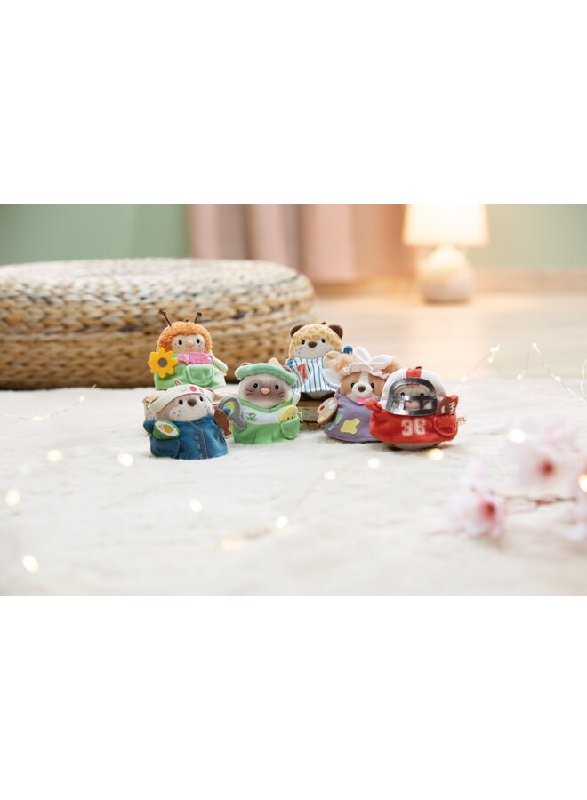 NICI - Mymochi set - Spaniel Brushy with painter costume (Hobby edition)