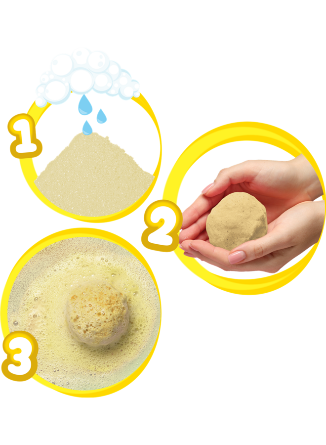 Science4you - Bath bombs DIY - Yellow bag