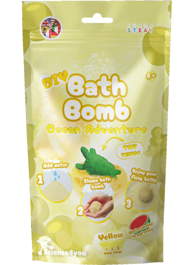 Science4you - Bath bombs DIY - Yellow bag