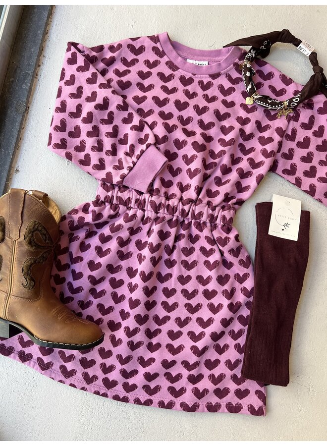 Daily Brat - Heart sweat dress