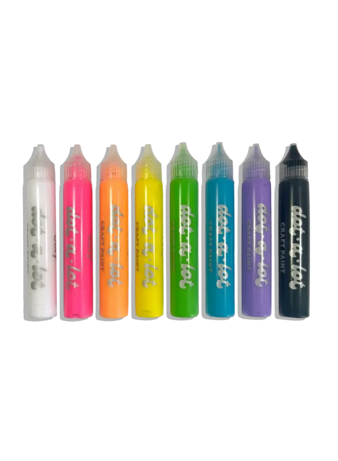 Ooly - Dot-a-lot - Dimensional craft paints - Brights