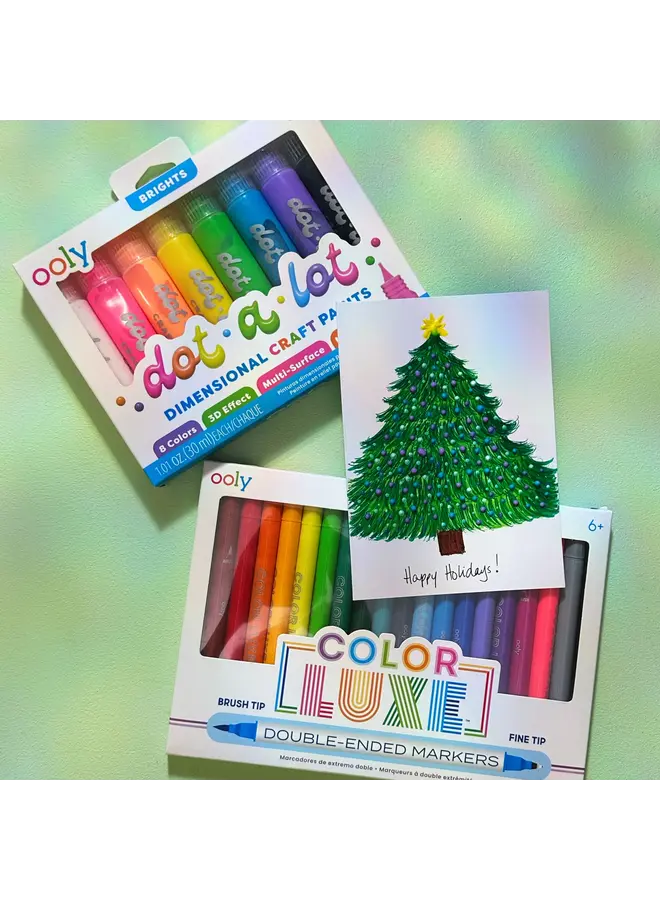Ooly - Dot-a-lot - Dimensional craft paints - Brights