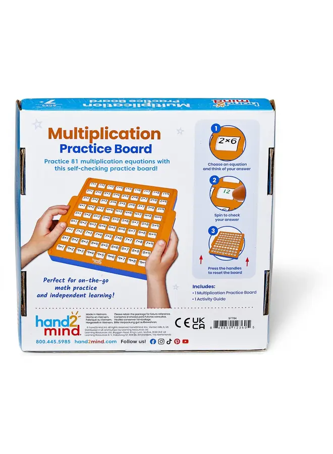 Learning Recources - Multiplication practice board