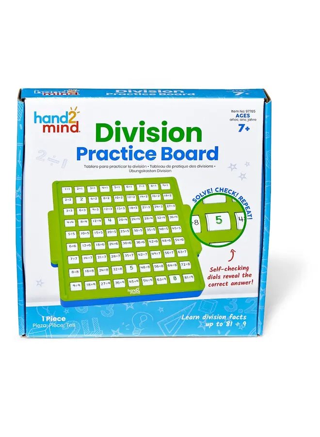 Learning Recources - Division practice board