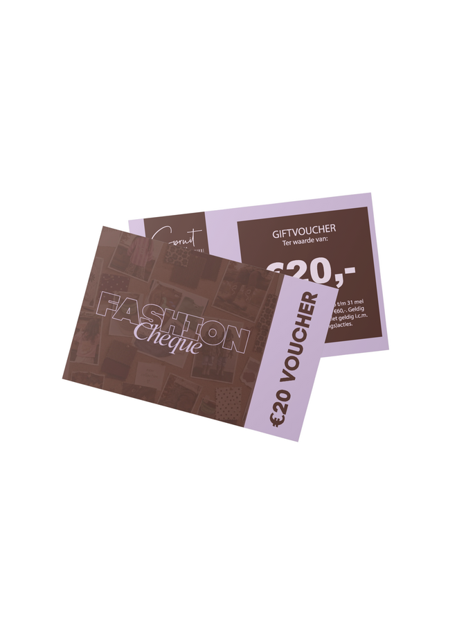 Fashion cheque