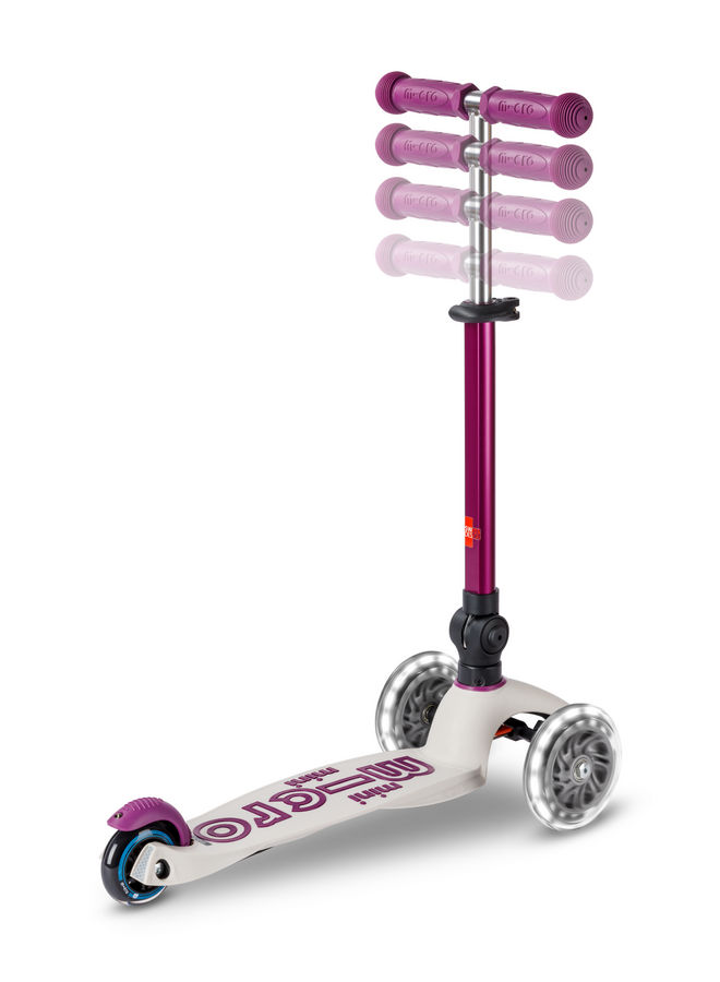 Micro step - Mini Micro step Deluxe inklapbaar ECO LED - Paars