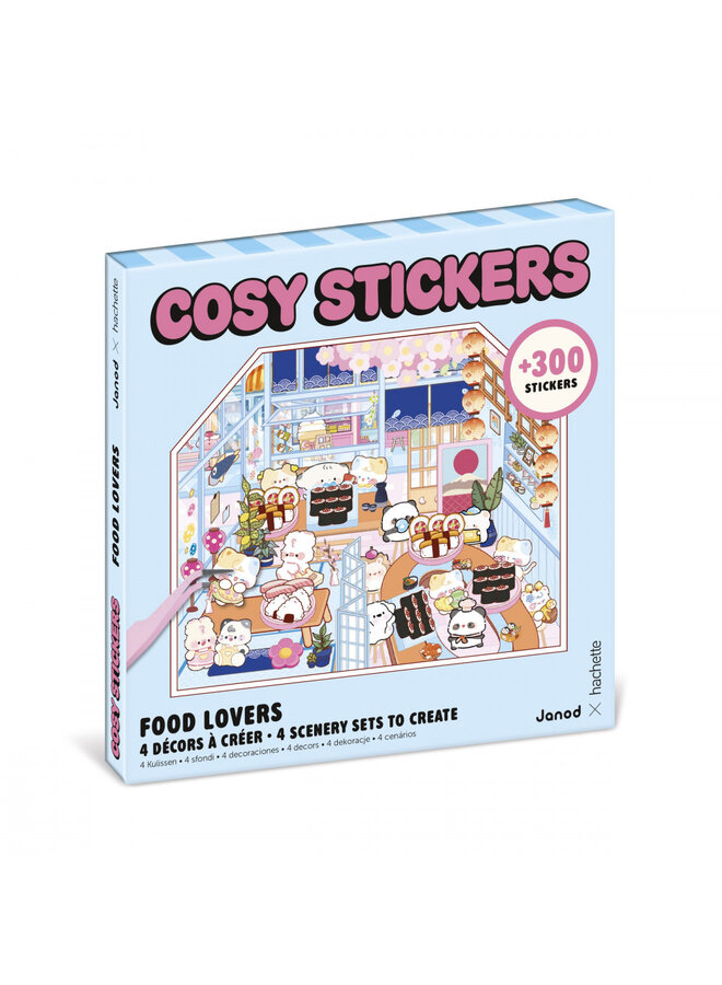 Janod - Cosy stickers - Food lovers