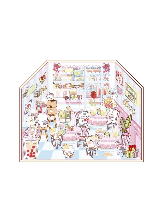 Janod - Cosy stickers - Food lovers