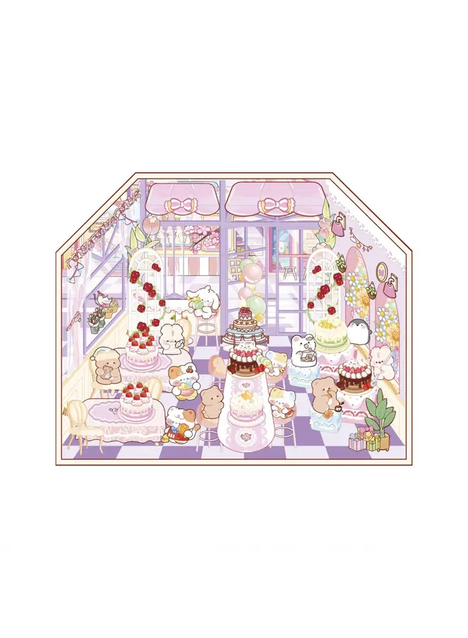 Janod - Cosy stickers - Food lovers